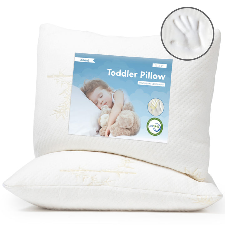 Toddler/Kids Custom Comfort Memory Foam Pillows 2pk